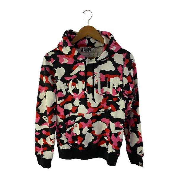 A BATHING APE◆X VOGUE PULLOVER HOODIE/パーカー/XS/コットン...