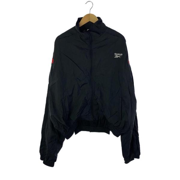 VETEMENTS◆トラックジャケット/L/ナイロン/BLK