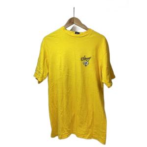 STUSSY◆Tシャツ/L/コットン/YLW//