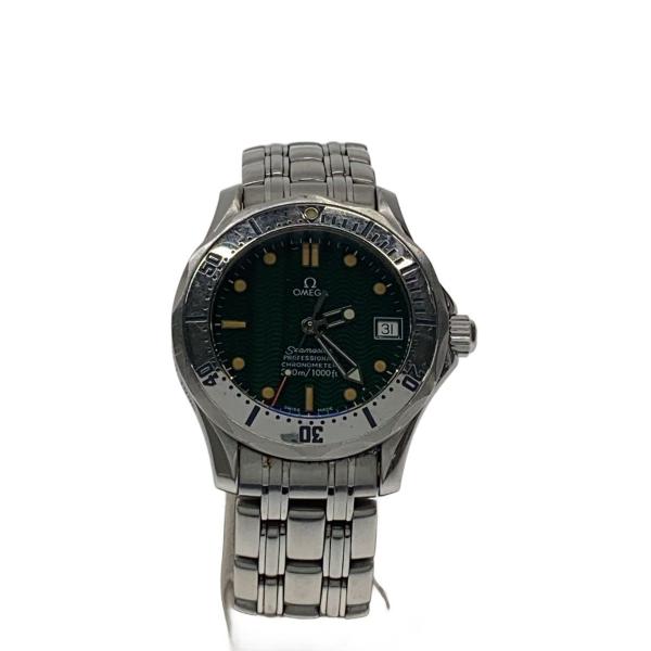OMEGA◆クォーツ腕時計/アナログ/ステンレス/GRN/SLV/2553.41   2025082...