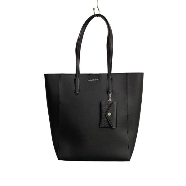 MICHAEL KORS◆トートバッグ/--/BLK/無地/JS-2405