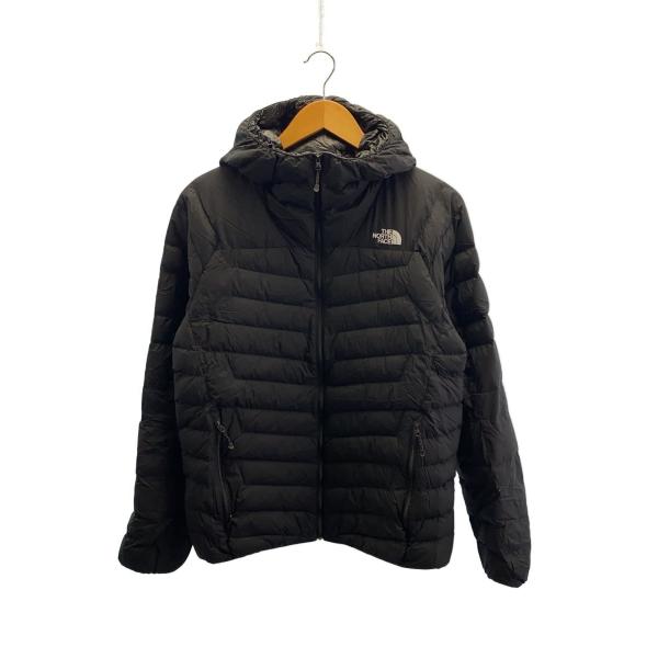 THE NORTH FACE◆THUNDER HOODIE_サンダーフーディ/L/ナイロン/BLK/...