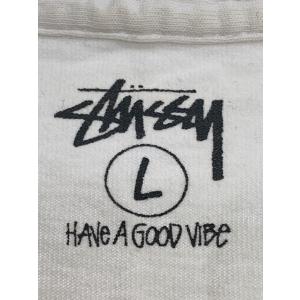 STUSSY◆Tシャツ/L/コットン/WHT/...の詳細画像2