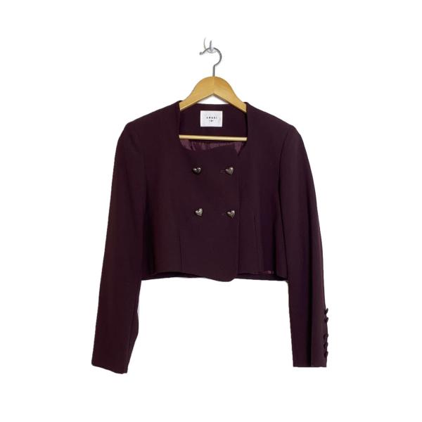 AMERI◆ジャケット/M/ポリエステル/BRD/02410670220//