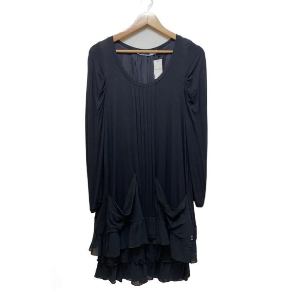 SPORTMAX CODE◆長袖ワンピース/M/--/ブラック