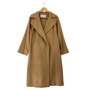 MAX MARA◆銀タグ/ラクダ毛/マニュエラ/ラップコート/白タグ/ガウンコート/36/BEG/10161303//