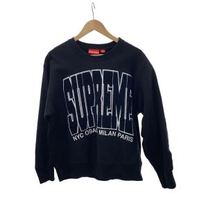 Supreme◆スウェット/S/コットン/BLK/プリント