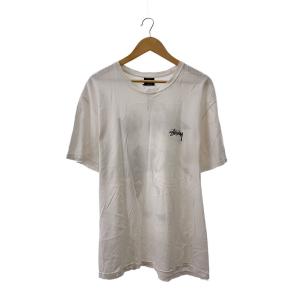 STUSSY◆Tシャツ/L/コットン/WHT