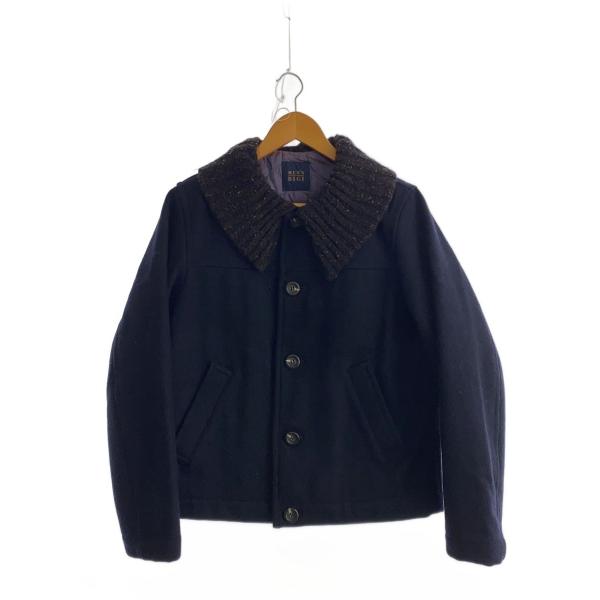 MEN’S BIGI◆ヘビーアウター/L/ウール/NVY