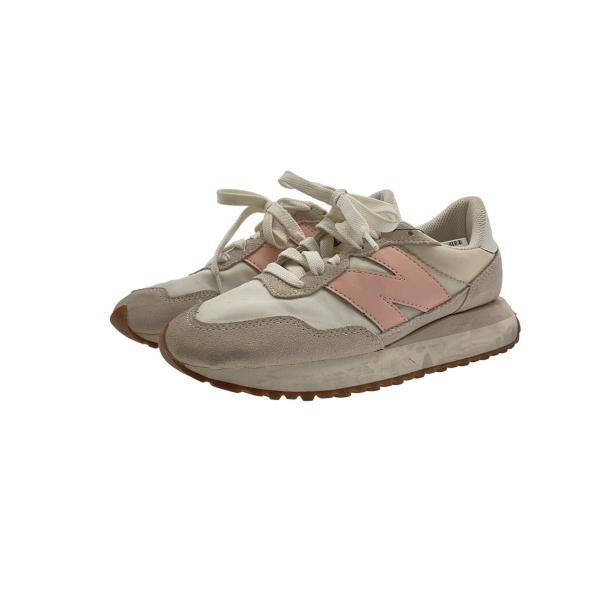 NEW BALANCE◆ローカットスニーカー/24cm/WHT/PVC/ws237ga//