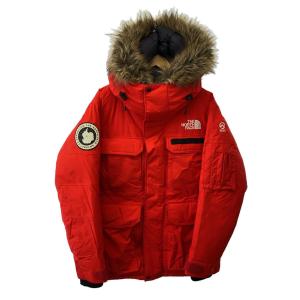 THE NORTH FACE◆SOUTHERNCROSS PARKA_サザンクロス パーカ/L/ナイロン/RED/無地