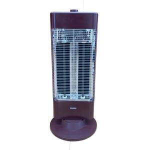 YAMAZEN(山善)◆電気ストーブ/KBC-W122/ヤマゼン/山善/ツインヒーター/ブラウン/茶/