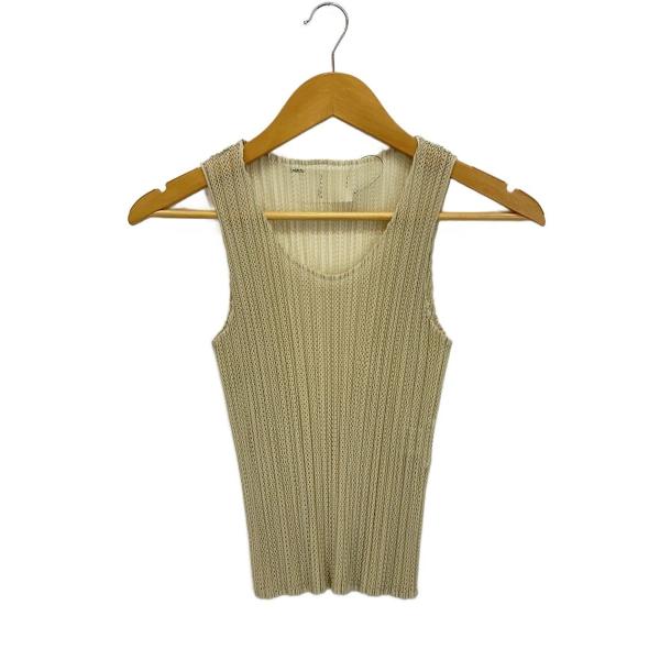 PLEATS PLEASE ISSEY MIYAKE◆キャミソール・タンクトップ/3/ポリエステル/...