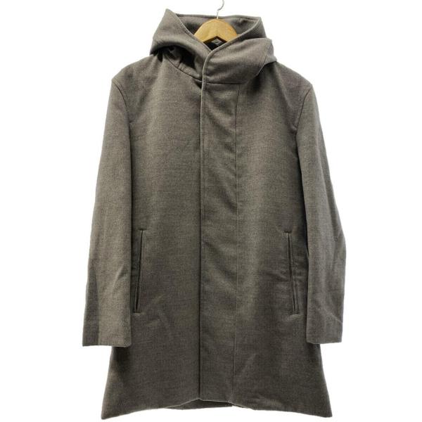 ABAHOUSE ECRU◆コート/46/ウール/GRY