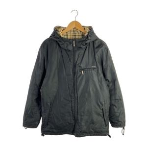 BURBERRY BLACK LABEL◆ダウンジャケット/L/ポリエステル/BLK