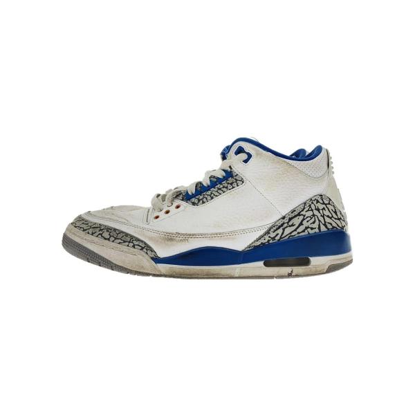 NIKE◆AIR JORDAN 3 RETRO_エアジョーダン 3 レトロ/27.5cm/WHT