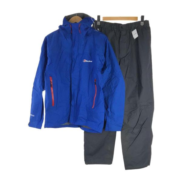 berghaus◆マウンテンパーカ/GORETEX/セットアップ/ヨゴレ有/L/ナイロン/ブルー/2...