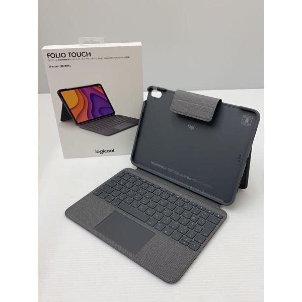 Logicool◆FOLIO TOUCH IPAD AIRキーボードケース第4世代ik1094bka