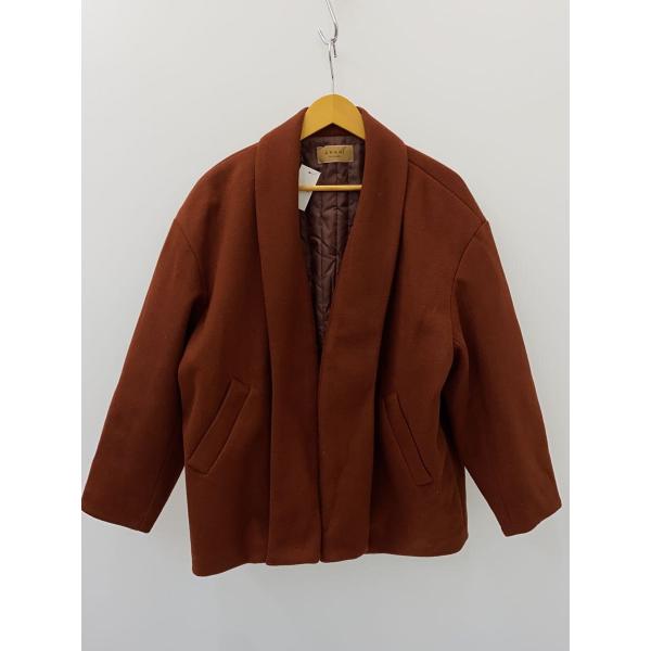 AMERI◆UND FLOWING COLLAR SHORT COATコートジャケット/BRW/02...