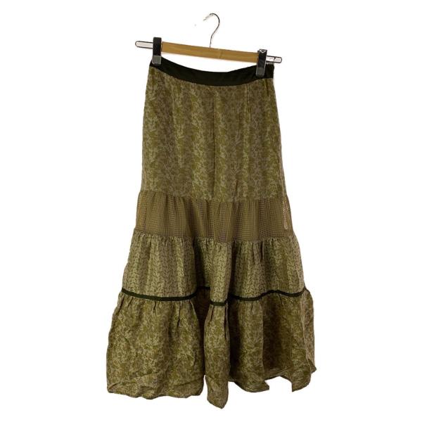 AMERI◆スカート/S/ポリエステル/GRN/総柄/01220930590