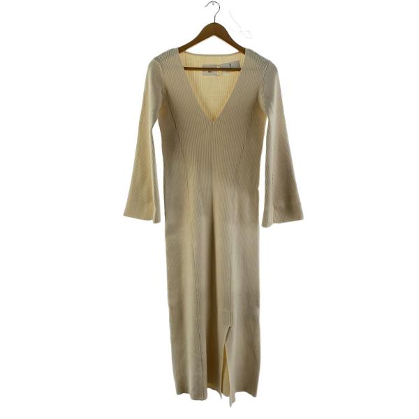 AMERI◆長袖ワンピース/M/コットン/CRM/01220530931