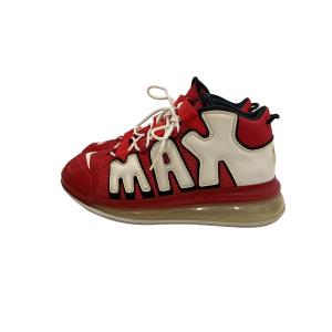 NIKE◆AIR MORE UPTEMPO 720 QS 2/エアモアアップテンポ/レッド/CJ3662-600/30cm///