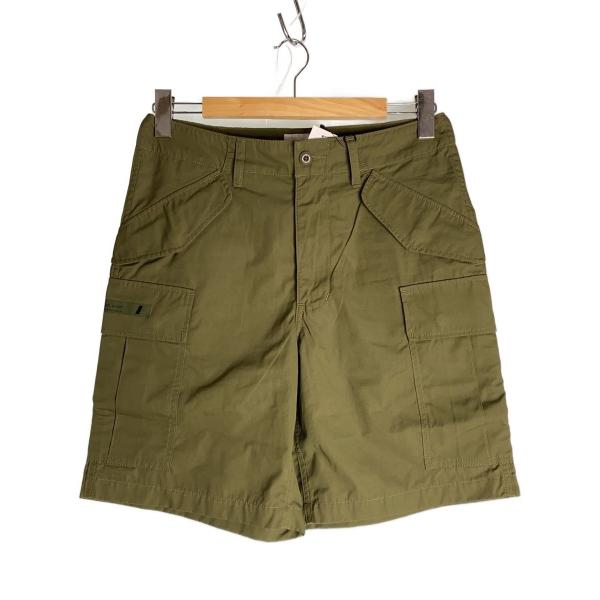 WTAPS◆カーゴショートパンツ/1/コットン/KHK/無地/221BRDT-PTM06