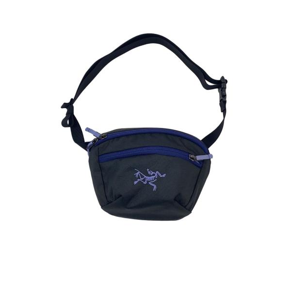 ARC’TERYX◆ウエストバッグ/ナイロン/BLK/無地/マンティス2//