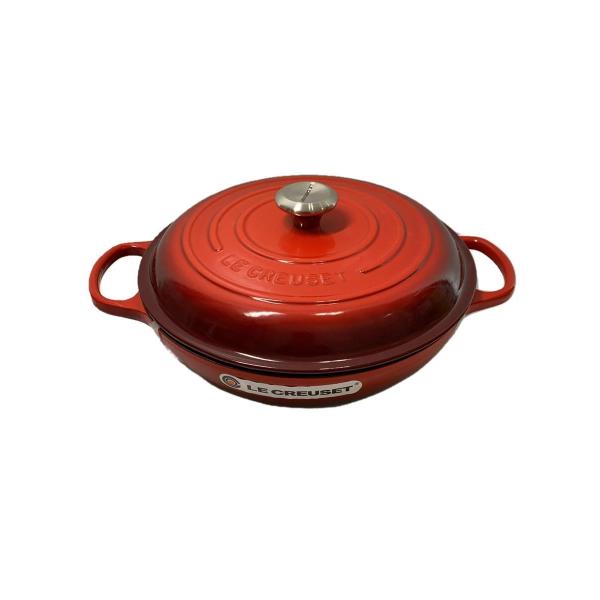 LE CREUSET◆鍋/サイズ:30cm/RED/21180-30-06-02430/18085