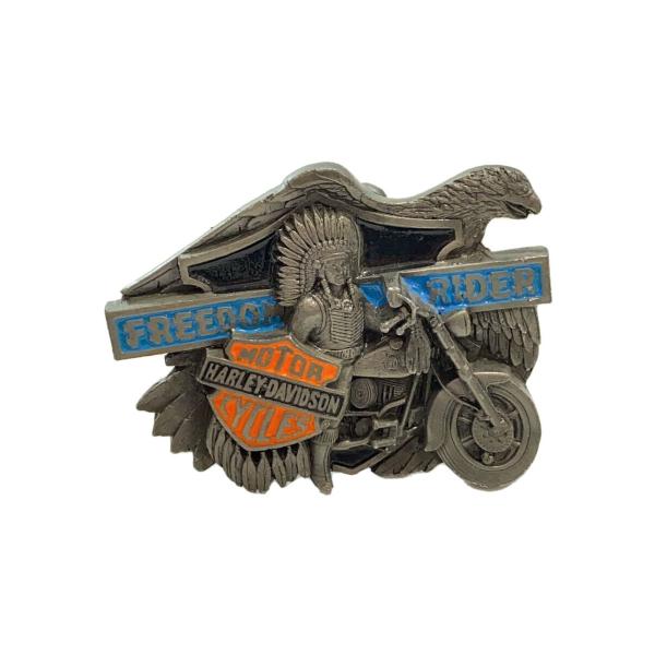 HARLEY DAVIDSON◆ベルトバックル/FREEDOM RIDER/1993 BARON U...