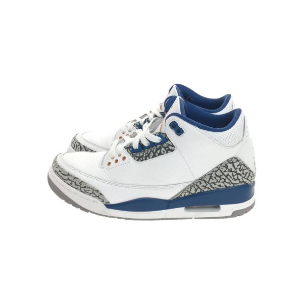 NIKE◆AIR JORDAN 3 RETRO WIZERD/ハイカットスニーカー/27cm/ホワイ...