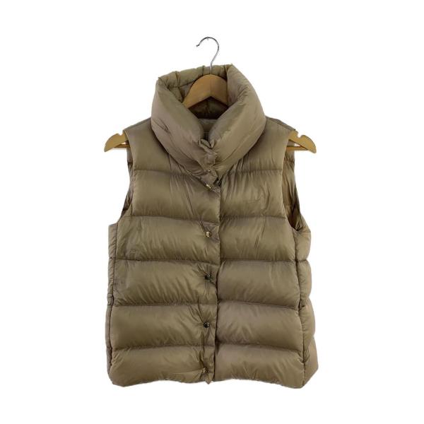 MONCLER◆SOURCES GILET/ダウンベスト/0/ナイロン/ベージュ/142-093-4...