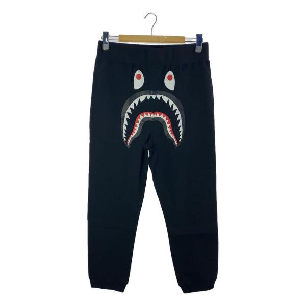 A BATHING APE◆SHARK SWEAT/シャークスウェットパンツ/ボトム/L/コットン/...