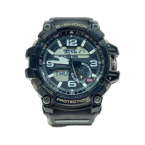 CASIO◆クォーツ腕時計・G-SHOCK/デジアナ/BLK/BLK/GG-1000-1AJF