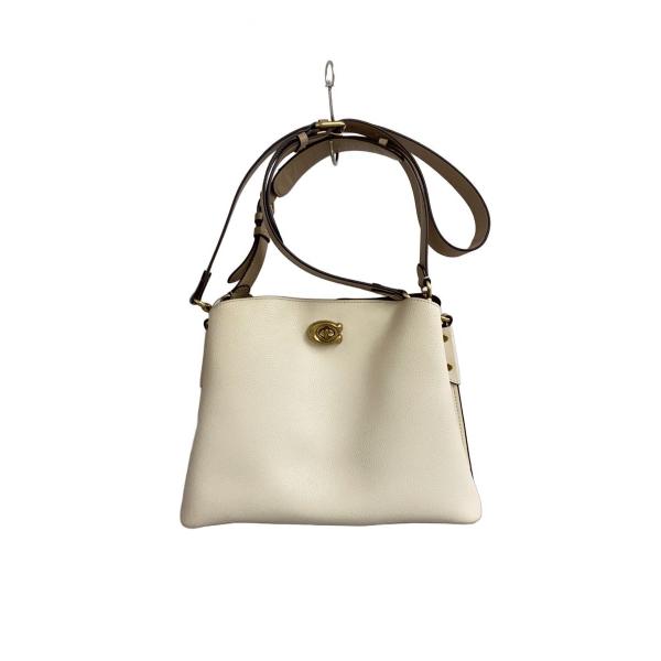 COACH◆Willow Shoulder/ショルダーバッグ/--/ベージュ/C2590