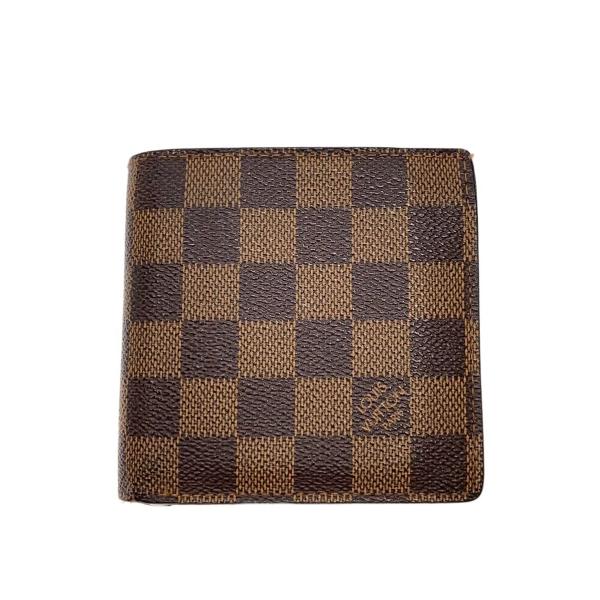 LOUIS VUITTON◆2つ折り財布/PVC/BRW/レディース/ポルトフォイユ・マルコ//