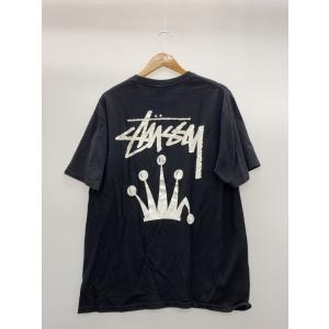STUSSY◆Tシャツ/L/コットン/BLK/...の詳細画像1