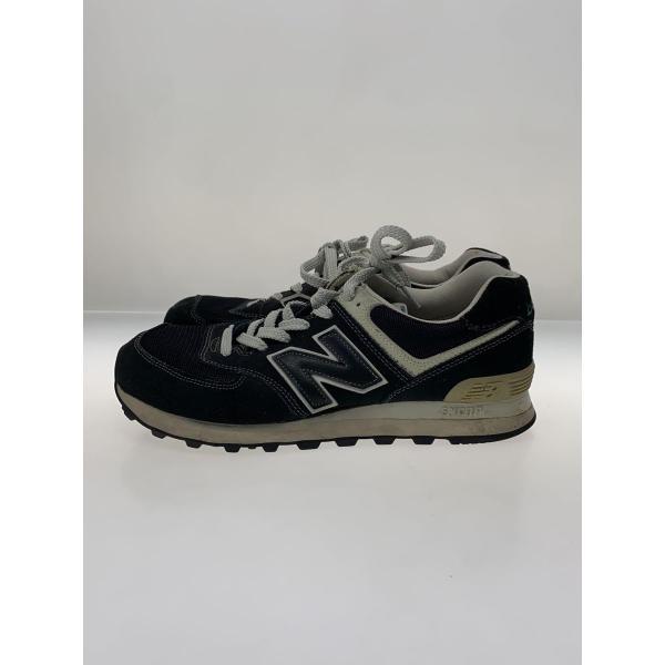 NEW BALANCE◆ニューバランス/ML574/26.5cm/BLK/スウェード