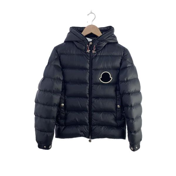 MONCLER◆ダウンジャケット/O/ナイロン/BLK/無地/f20911a20500