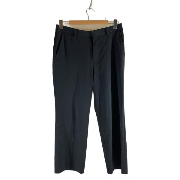 AURALEE◆スラックスパンツ/4/ポリエステル/GRY/無地/A21AP02MG