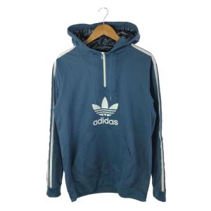 adidas◆パーカー/XO/コットン/BLU/無地/AZ3269