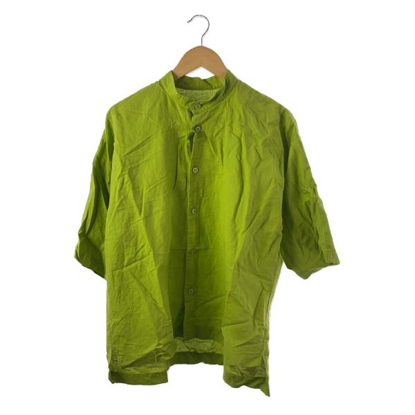 HOMME PLISSE ISSEY MIYAKE◆半袖シャツ/2/リネン/GRN/HP12FJ01...