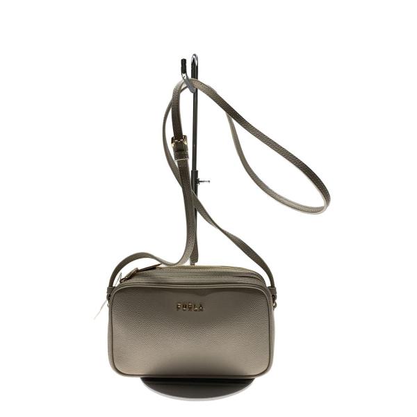 FURLA◆ショルダーバッグ/--/GRY/無地/ek27lil//