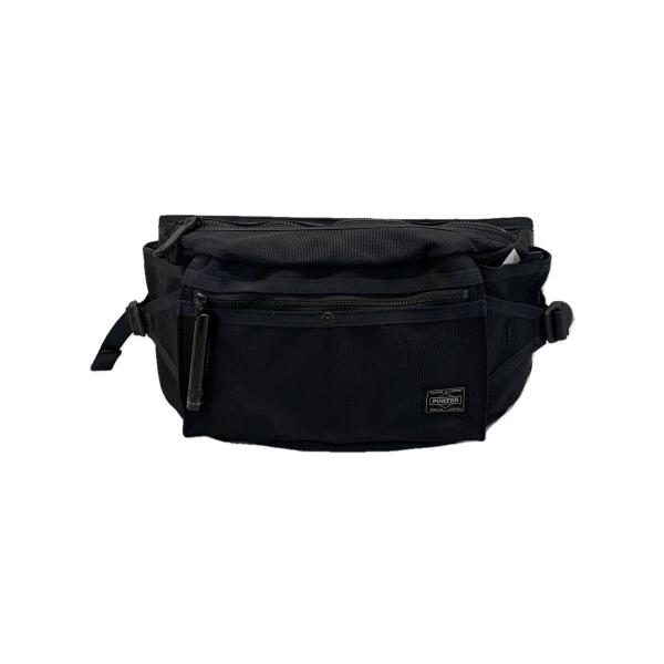 PORTER◆ウエストバッグ/ナイロン/BLK/703-06978/HEAT/WAIST BAG
