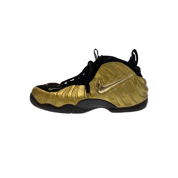 NIKE◆AIR FOAMPOSITE PRO/エアフォームポジットプロ/ゴールド/624041-7...