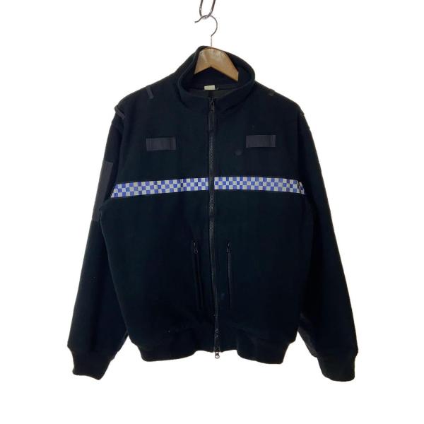 police fleece jacket/フリースジャケット/M/BLK/無地