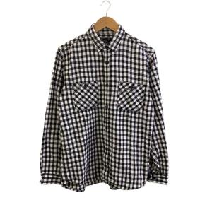STUSSY◆長袖シャツ/L/コットン/BLK/チェック