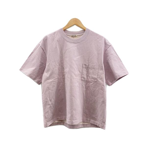 AURALEE◆オーラリー/Tシャツ/3/コットン/PNK/A21ST01SU
