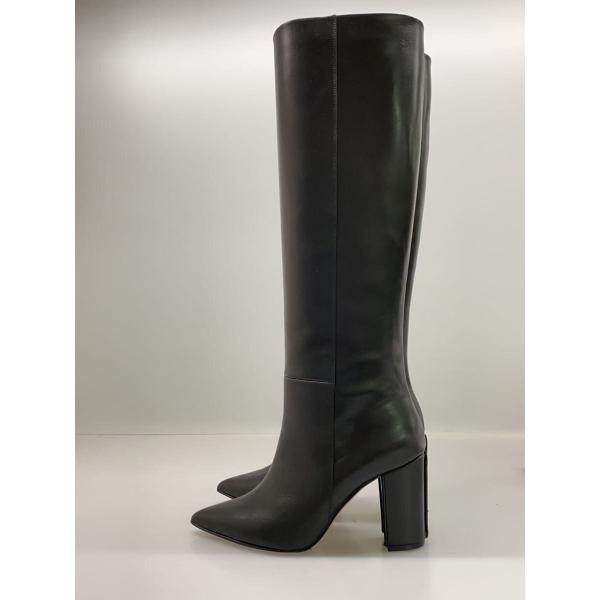 PIPPICHIC◆ロングブーツ/36.5/BLK/レザー