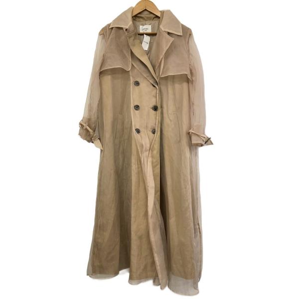 AMERI◆トレンチコート/M/コットン/CML/01110740480